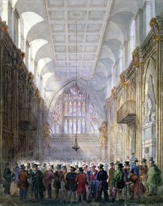 Innenansicht der Guildhall, City of London von C Matthews