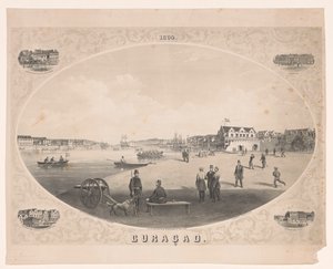 Hafenansicht auf Curaçao von C. Parsons