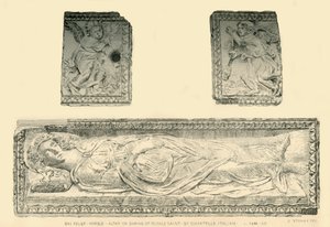 Sarkophag von Santa Giustina, ca. 1476, 1881 von C Stoney