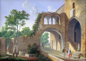 Szene in der italienischen Landschaft, 1813