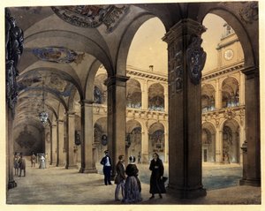 Universität von Bologna: Archiginnasium "Die unteren Arkaden"