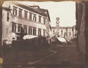 Ansicht der Kapitolsstufen, Rom von Calvert Richard Jones