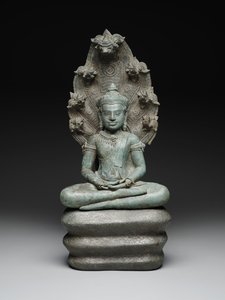 Buddha Muchalinda, spätes 12. bis frühes 13. Jahrhundert