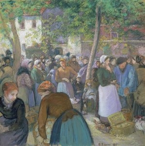 Geflügelmarkt in Gisors