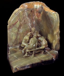 Die Plauderer 1897 (Bronze und Onyx) von Camille Claudel
