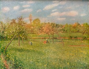 Apfelbäume in Eragny, Morgensonne, ca. 1896