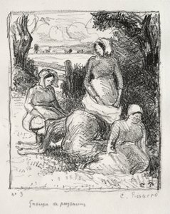 Gruppe von Bauern, ca. 1896