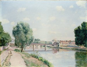 Die Eisenbahnbrücke, Pontoise