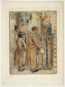 Bettlerfrauen, ca. 1894 von Camille Pissarro