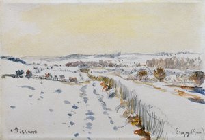 Eragny im Schnee
