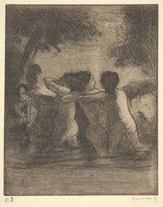 Vier Badende, 1895