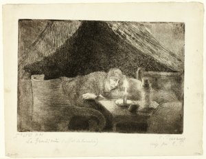 Großmutter: Die Mutter des Künstlers von Camille Pissarro