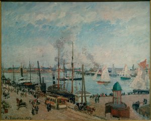 Hafen von Le Havre bei Flut