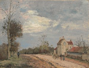 Das Haus von Monsieur Musy, Route de Marly, Louveciennes, ca. 1872