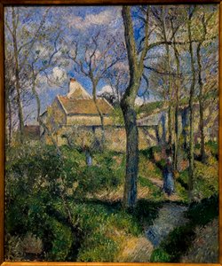 Pfad zu Les Pouilleux, Pontoise. 1881 von Camille Pissarro