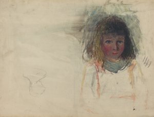 Der Sohn des Künstlers Georges [verso] von Camille Pissarro