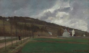 Die Ufer der Marne im Winter, 1866 von Camille Pissarro