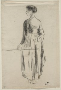 Die Kuhhirtin, Eragny von Camille Pissarro