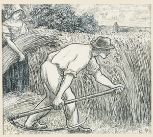 Die Ernte, ca. 1895 von Camille Jacob Pissarro