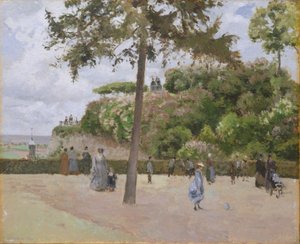Der öffentliche Garten in Pontoise
