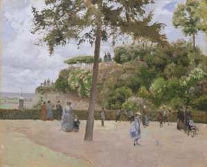 Der öffentliche Garten in Pontoise