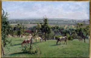 Die Hänge von Vesinet von Camille Jacob Pissarro
