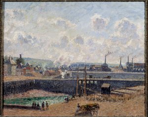 Ansicht von Dieppe, Duquesne-Becken von Camille Jacob Pissarro