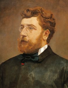 Porträt von Georges Bizet von Camillo (1840 1919) Miola