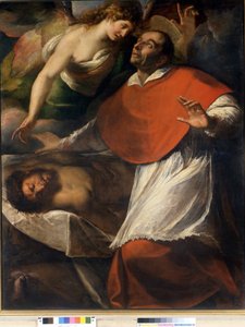 San Carlo Borromeo betrachtet den toten Christus von Camillo Procaccini