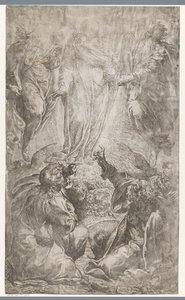 Verklärung Christi auf dem Berg Tabor von Camillo Procaccini