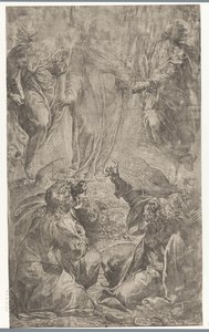 Verklärung Christi auf dem Berg Tabor von Camillo Procaccini