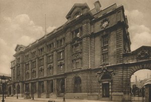 Hauptfassade des Hauptpostamts an der King Edward Street, ca. 1935 von Campbell