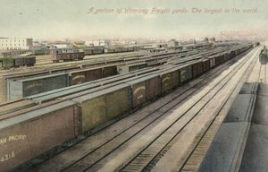 Ein Teil der Winnepeg-Frachtbahnhöfe, die größten der Welt, Kanada von Canadian Photographer