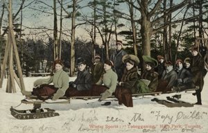 Rodeln, High Park, Toronto, Kanada von Canadian Photographer