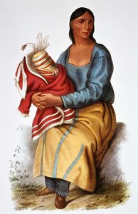 Eine Chippewa-Witwe