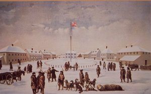 Riels Rebellion in Kanada, Fort Garry von Riel 1869 erobert, späte 19. Jahrhundert