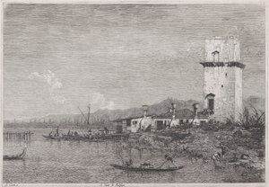 Der Turm von Malghera, aus der Serie Vedute