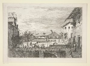 Die Terrasse, aus der Serie Vedute