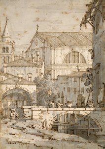 Architektonische Capriccio von Canaletto