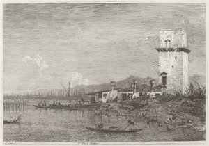 La Torre di Malghera von Canaletto
