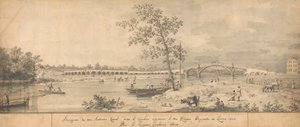 Alte Walton-Brücke von der Middlesex-Seite gesehen von Canaletto
