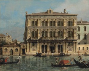 Palazzo Vendramin-Calergi am Canal Grande, Venedig von Canaletto