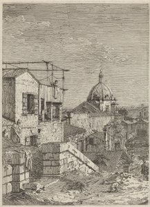 Das Haus mit der Inschrift [links], 1741