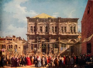 Venedig: Der Festtag des Heiligen Rochus, 1735, 1938