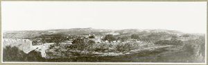 Bethlehem: Blick nach Süden mit Herodium in der Ferne, 1917 von Capt. Arthur Rhodes