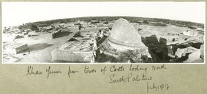 Khan Yunis vom Burgturm, Südpalästina, Juli 1917 von Capt. Arthur Rhodes