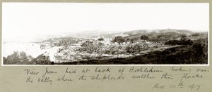 Blick vom Hügel hinter Bethlehem, 14. Dezember 1917 von Capt. Arthur Rhodes