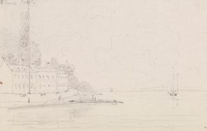 Cowes Castle, Isle of Wight von Capt. Thomas Hastings