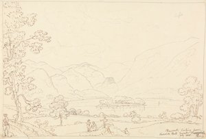 Derwent in Richtung Borrowdale, Juli 1835 von Capt. Thomas Hastings