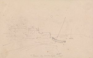 East Cowes bei Mondschein, September 1827 von Capt. Thomas Hastings